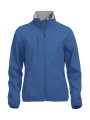 Dames Softshell Jas Clique Basic Kobalt